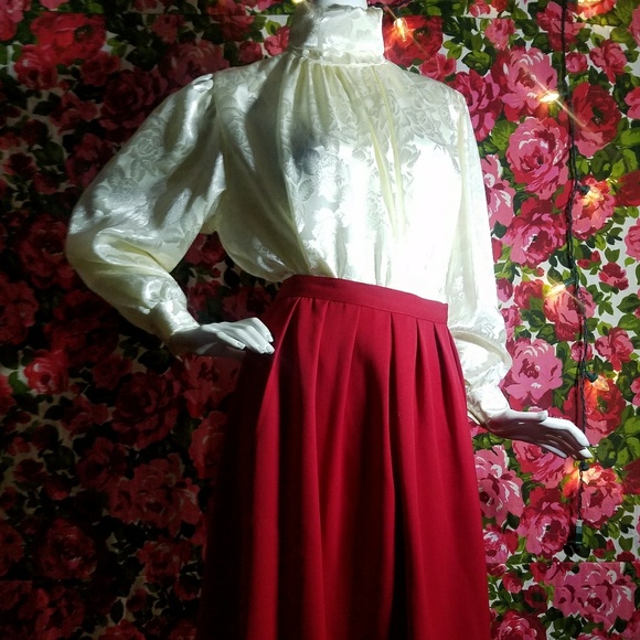 Authentic Original Vintage Style Tops - CCO Classy Vintage Cream Top! Handmade